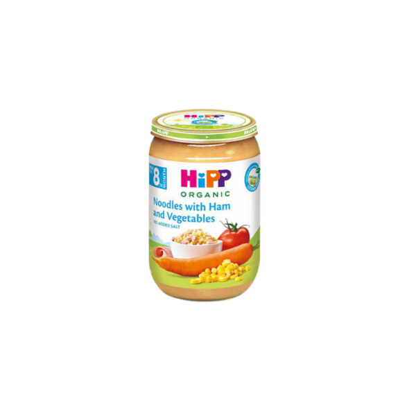 Baby Food Noodles with Ham & Vegetables 8M+ Hipp