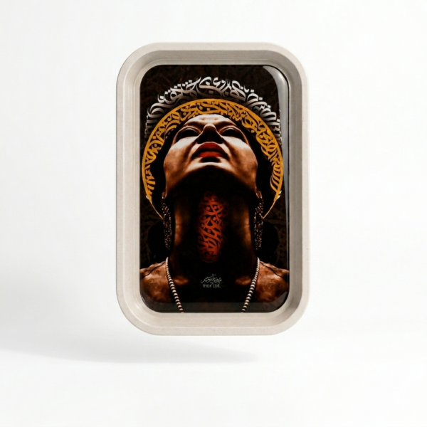 Um Kulthum Big Rectangular Tray