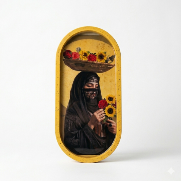 Arabesque Yellow Tray