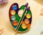 Artist Palette Brooch - Image 