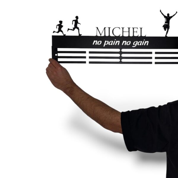No Pain No Gain Medal Hanger