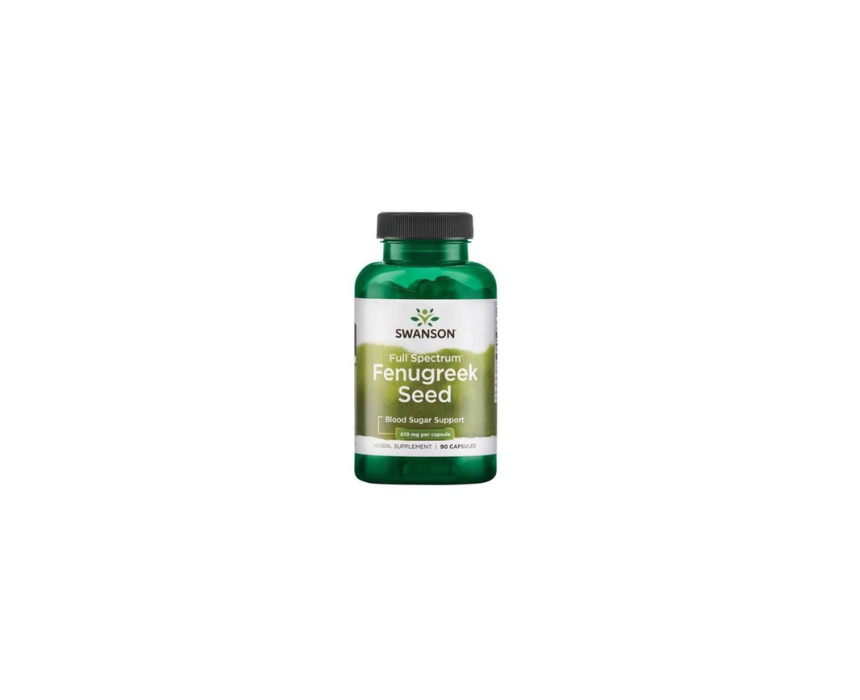 192 Fenugreek Seed 610mg 90 Capsules Swanson - Image 1