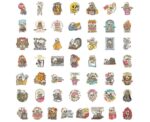 Skeleton Funny Sticker Set - Image 