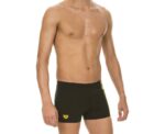 Arena Men Training Swimwear Short Drafty Black Yellow Star - Image 