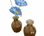 Colorful Glass Flower Vase - Image 
