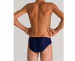 Arena Boys Training Swimwear Ren Brief Navy Shark Fluo Red - Image 