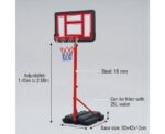 SBA Kids Mini Basketball Adjustable Hoop Board - Image 