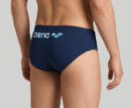 Arena Men Training Swimwear Brief Sandora Navy Maldives White - Image 