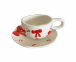 Handmade Bow Mug Set - Image 