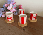 Espresso Cup Coaster Set - Image 