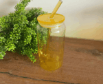 Ombre Glass Straw Cup - Image 