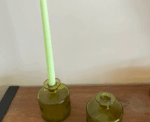 Colorful Glass Flower Vase - Image 