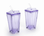 Star Glass Straw Cup - Image 