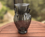 Glass Vase with Handles - Image 