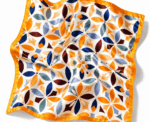Women Geometric Print Scarf - Image 