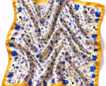 Women Floral Print Scarf - Image 