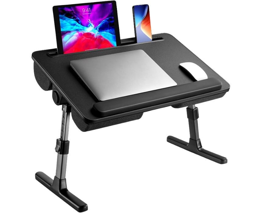 2 CONQUEROR LAPTOP HOLDER BLACK - Image 1