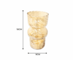 Swirl Glass Vase - Image 
