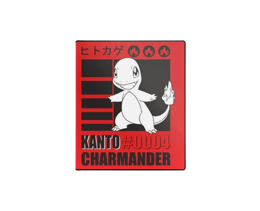 2 Pokemon Charmander Card Binder - Image 1