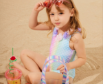 Girls Mermaid One Piece Swimsuit - Image 