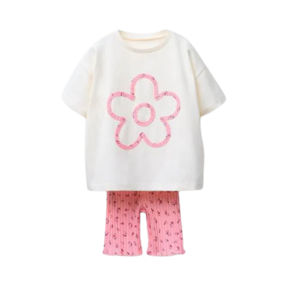 Girls Legging T Shirt Set