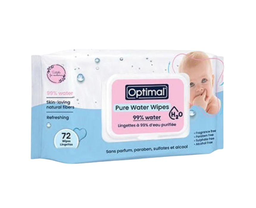 2 Optimal Baby Pure Water Wipes - Image 1