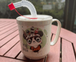 Kids Straw Cup with Handle - Image 