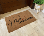 Hello Bienvenue Doormat - Image 