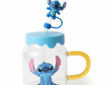 Stitch Glass Mug Straw Set - Image 
