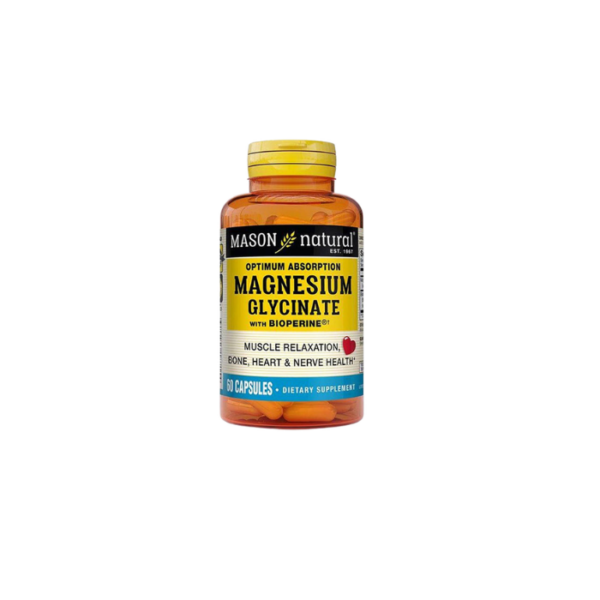 Magnesium Glycinate Supplement Mason