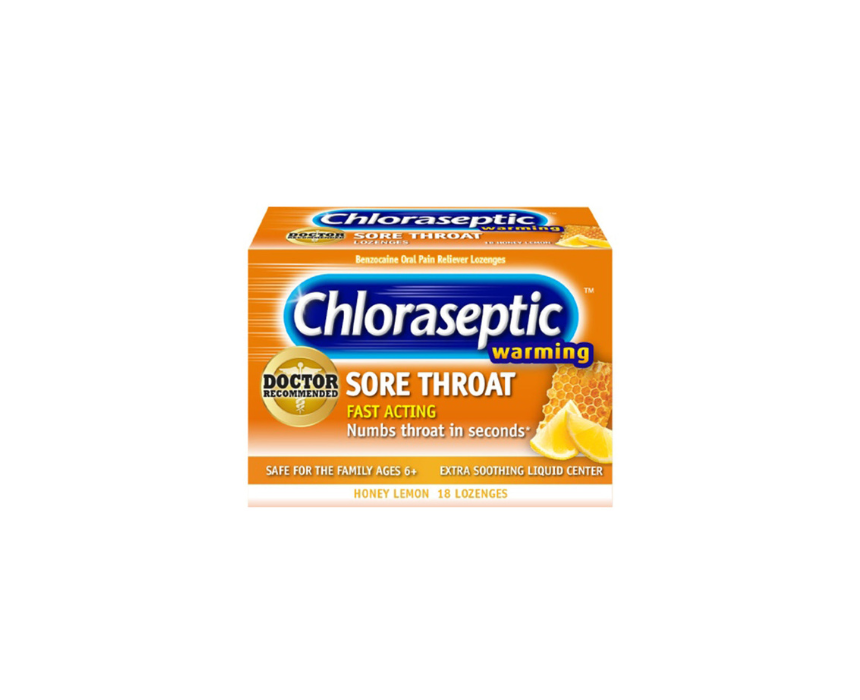 208 Chloraseptic Honey & Lemon 18 lozenges - Image 1