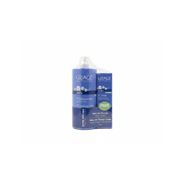 Bébé Surgras Cleansing Cream 1L + Free Change Cream 100ml Uriage