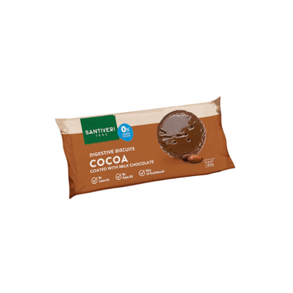 Digestive Biscuits Cocoa Milk Santiveri