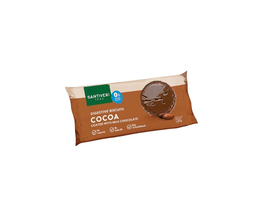 224 Digestive Biscuits Cocoa Milk Santiveri - Image 1