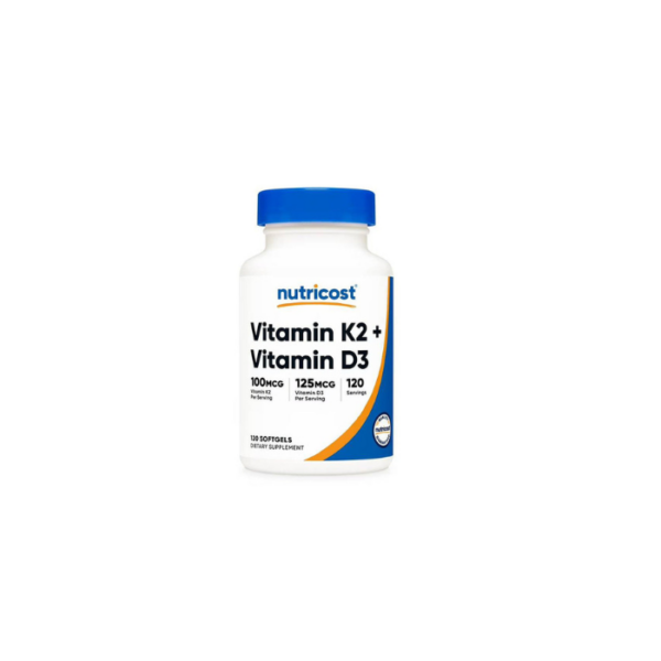 Vitamin K2 + D3 5000IU Nutricost