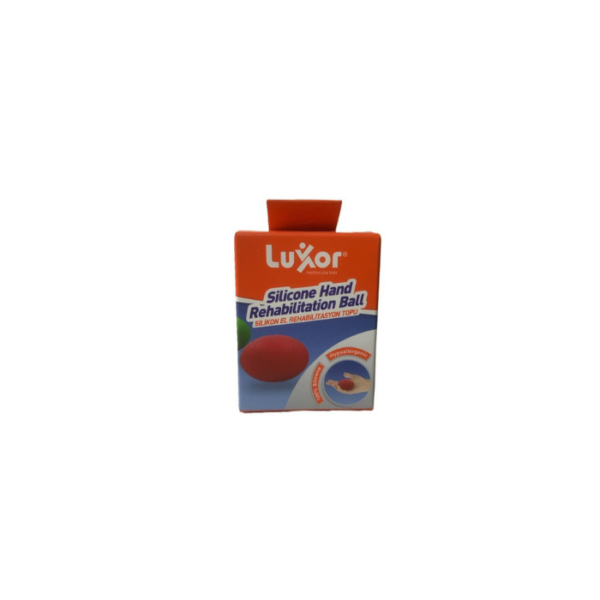 Stress Ball Silicone Red Hard Luxor