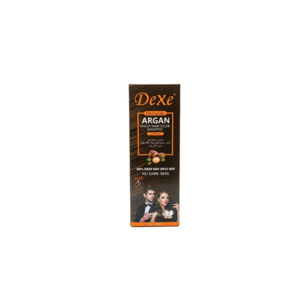 Hair Color Shampoo Light Brown Dexe