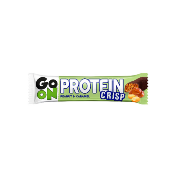 Go On Crisp Peanut & Caramel Protein Bar 10g 50g Sante