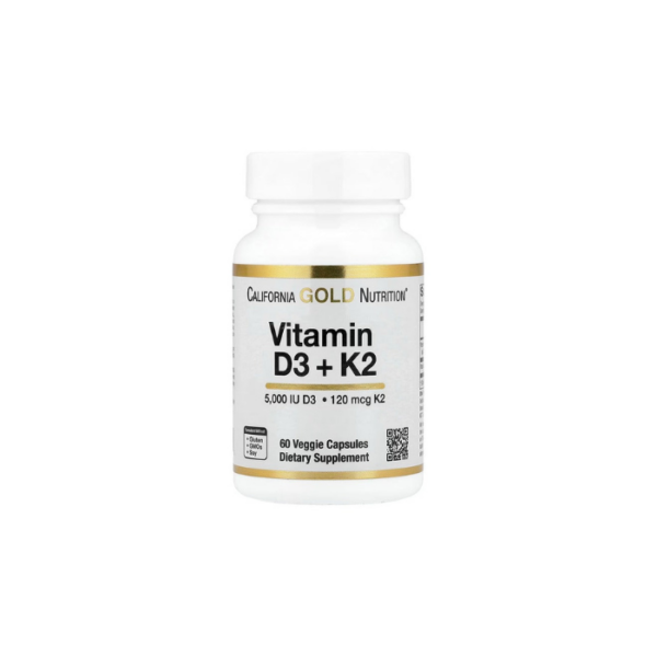 Vitamin D3 5000IU + K2 120Mcg California Gold