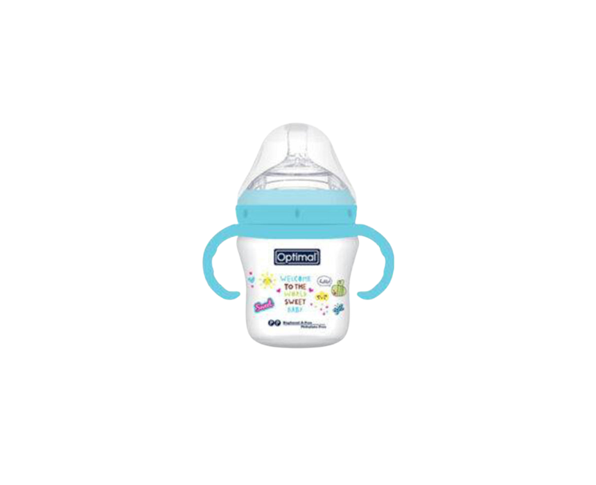268 Baby Bottle Double Anti‑Colic Blue 210Ml Mamilla - Image 1