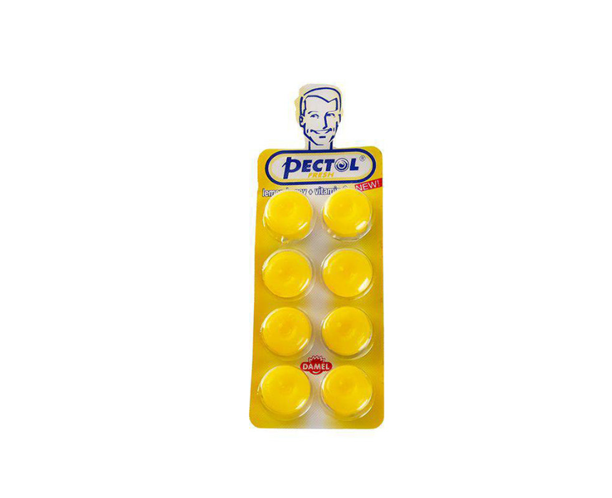 272 Lemon & Vitamin C Lozenges 8 Pieces Pectol - Image 1