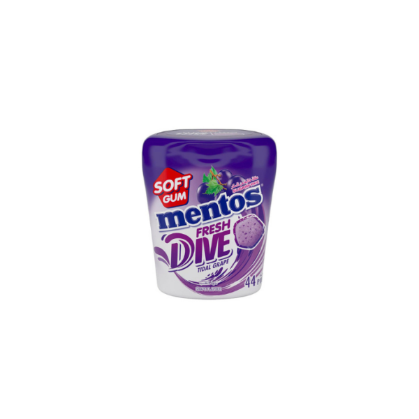Gum Fresh Dive Grape 44 Pieces Mentos