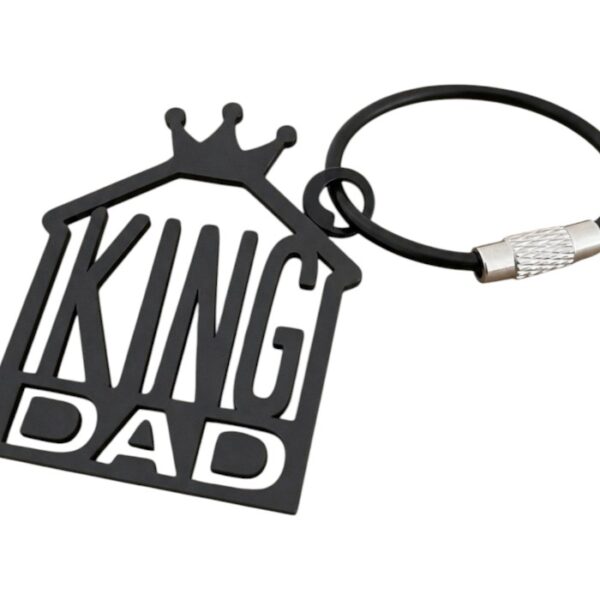 King Dad House Keychain