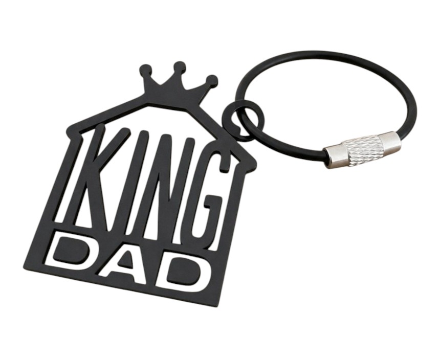 28 King Dad House Keychain - Image 1