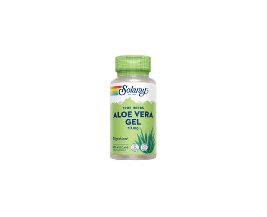 287 Aloe Vera Gel 10Mg 100 Capsules Solaray - Image 1