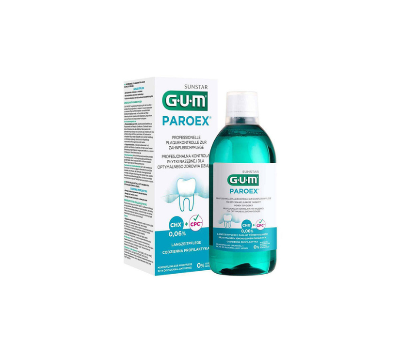 292 Mouthwash Bain De Bouche 0.06% 500Ml Gum Paroex - Image 1