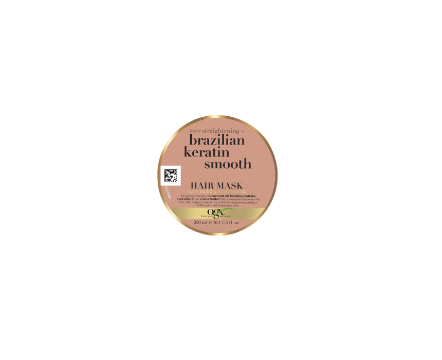 299 Hair Mask Brazilian Keratin Smooth OGX - Image 1