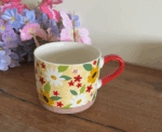 Colorful Floral Coffee Mug - Image 