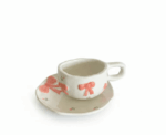 Handmade Bow Mug Set - Image 