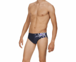 Arena Men Training Swimwear Flake Brief Navy Agata Violet - Image 
